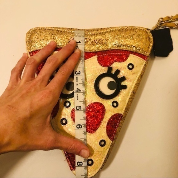 Betsey Johnson pizza slice wristlet collectible